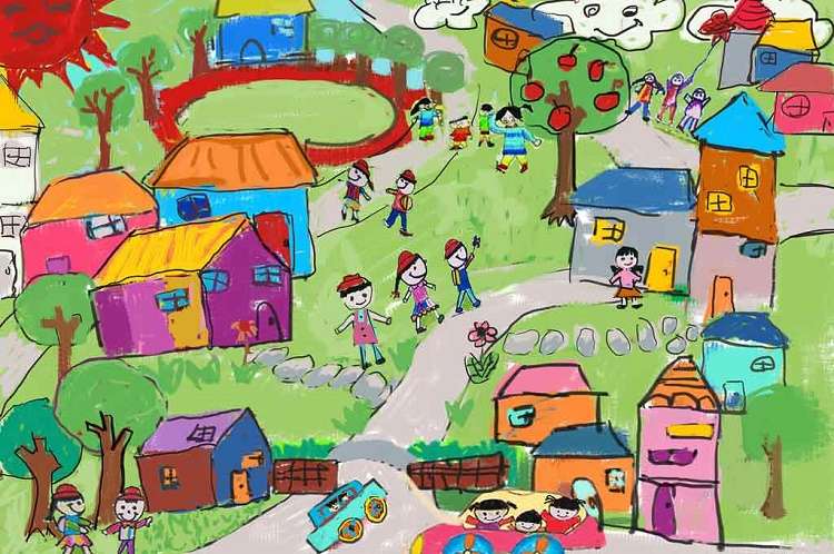 نقاشی کودک و افزایش مهارت های آن+ قصه کودکانه