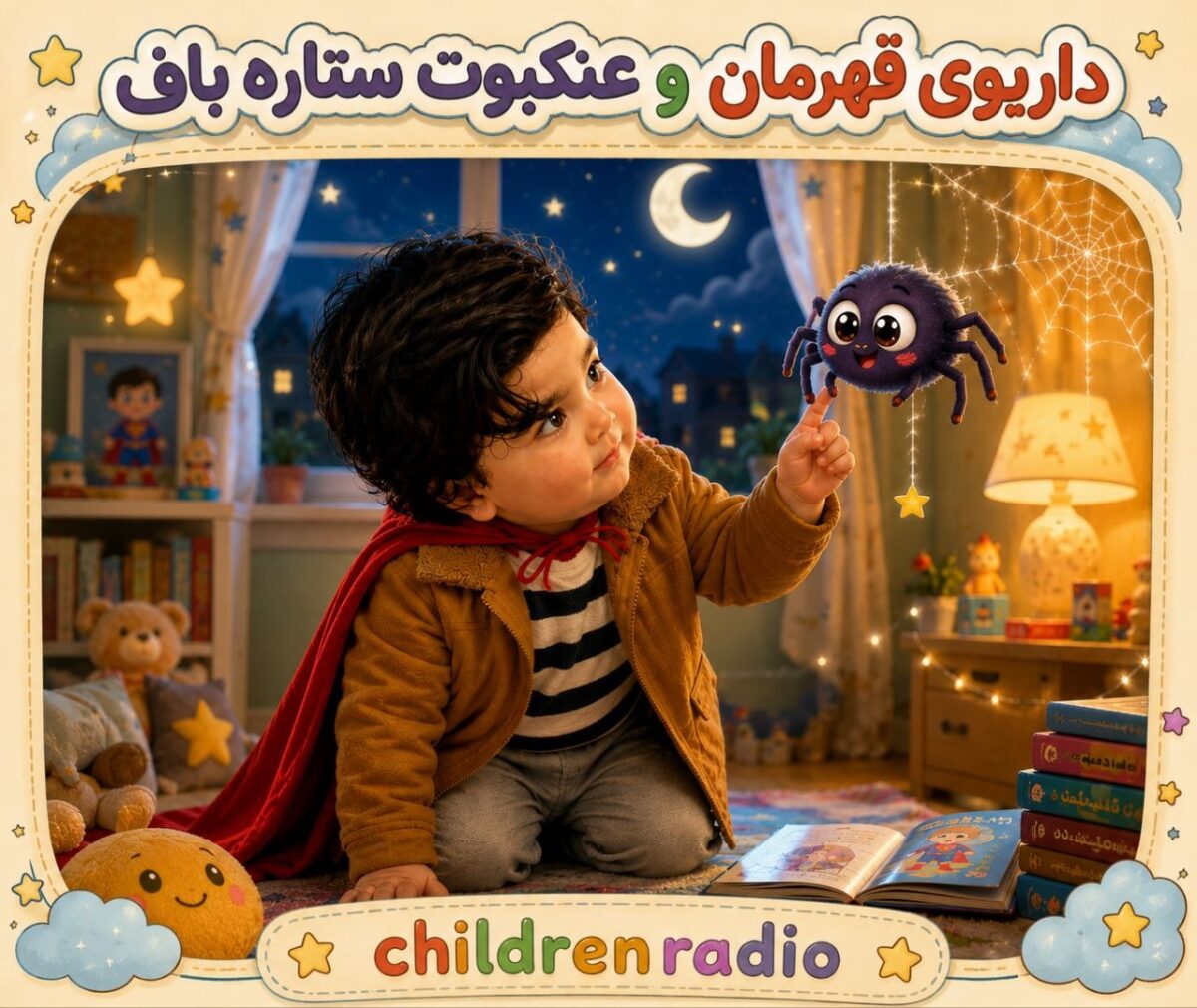 داریوی قهرمان و عنکبوت ستاره باف