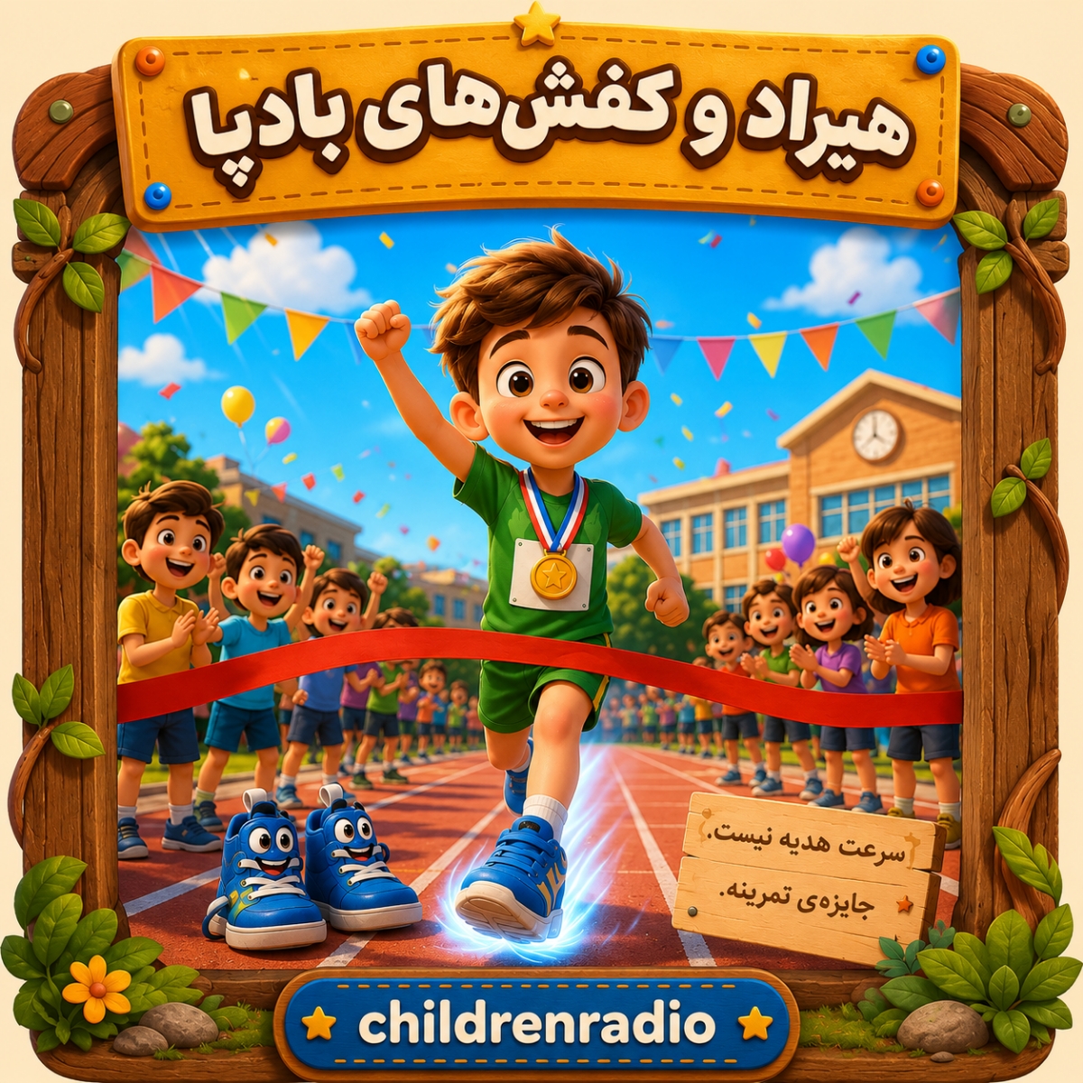 هیراد و کفش های بادپا